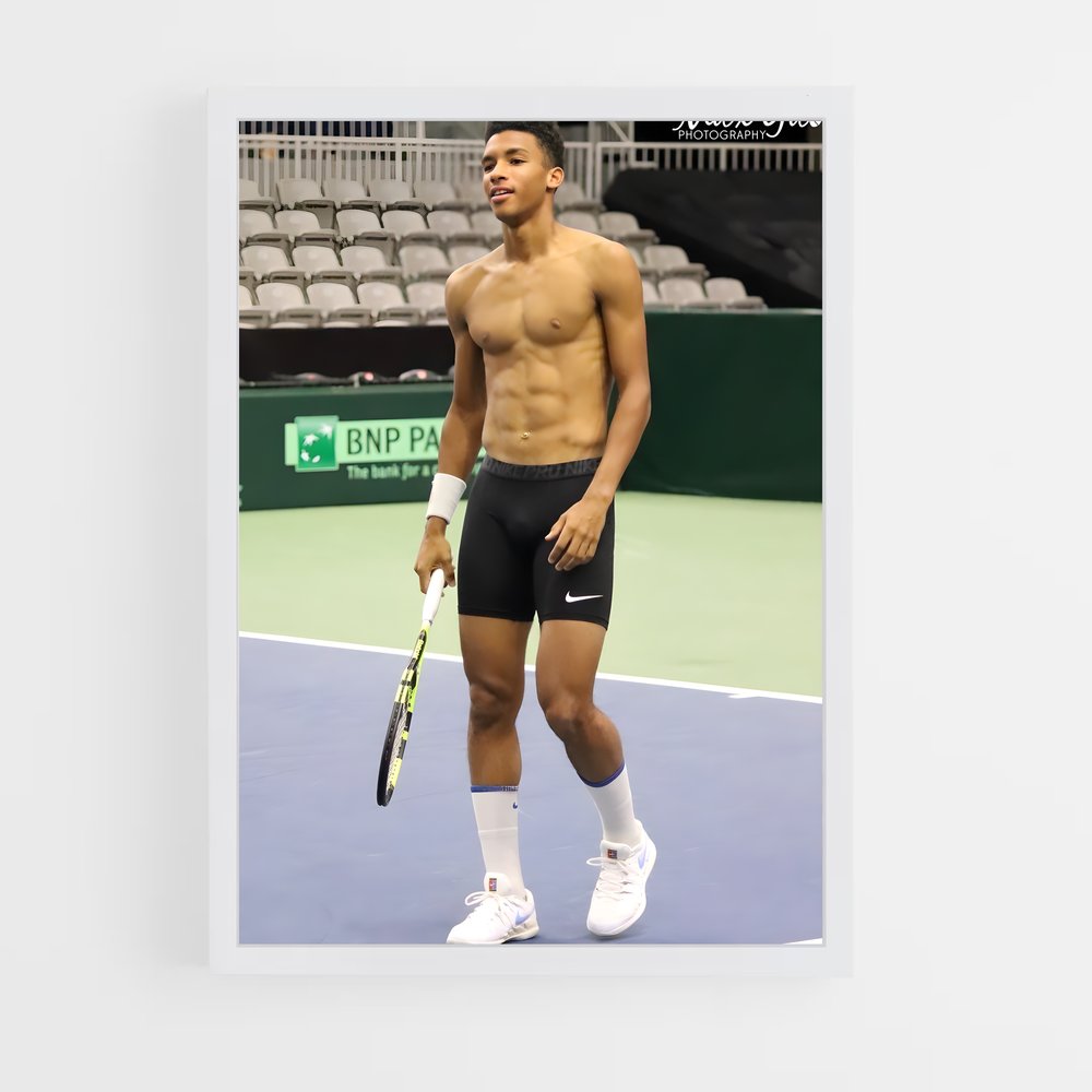 Poster Ace in Black – affiche Tennis (vue 3)